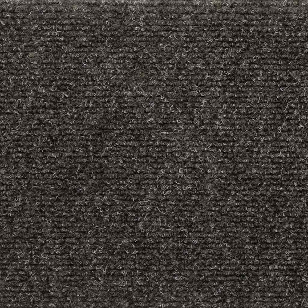 vidaXL Maty na schody samoprzylepne 30 szt. 65x21x4 cm Antracytowe prostokątne krawędzie