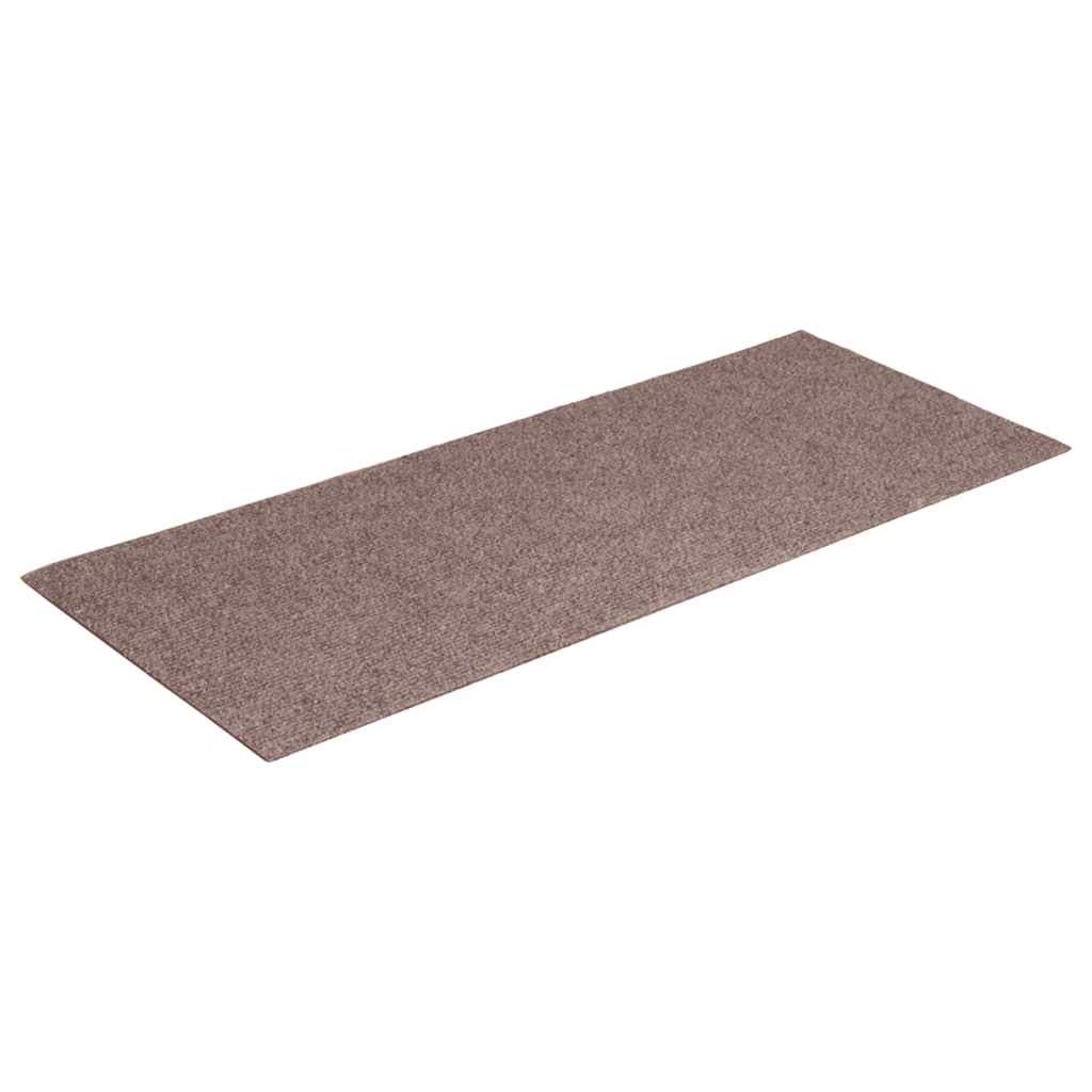 vidaXL Maty na schody samoprzylepne 30 szt. 60x25 cm Jasnobrązowe prostokątne