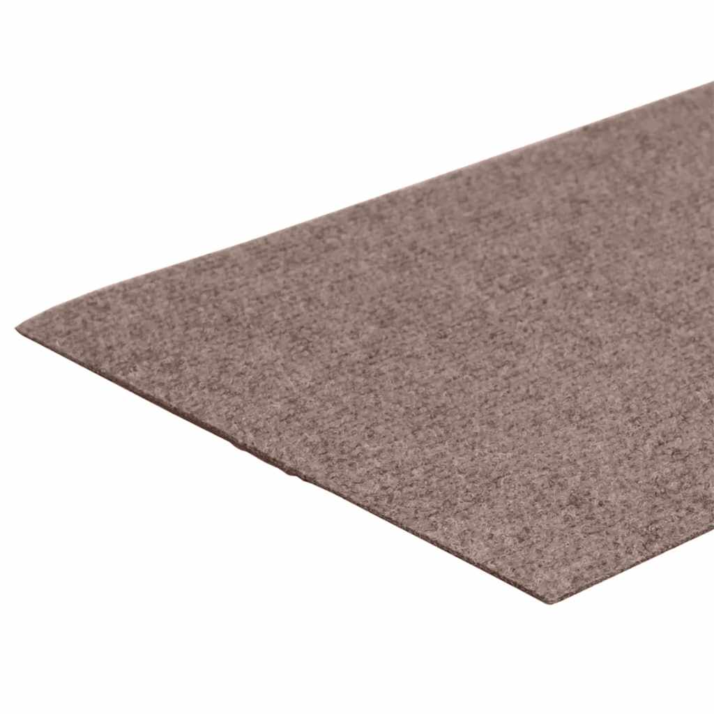 vidaXL Maty na schody samoprzylepne 30 szt. 60x25 cm Jasnobrązowe prostokątne