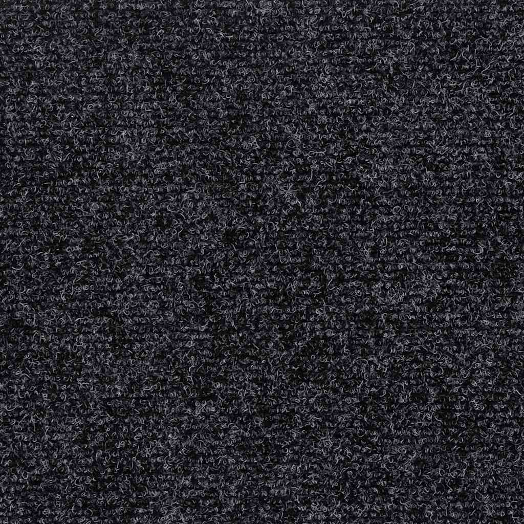 vidaXL Maty na schody samoprzylepne 30 szt. 60x25 cm ciemnoszare prostokątne
