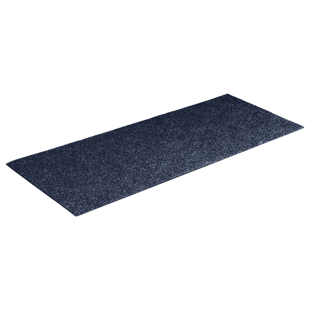 vidaXL Maty na schody samoprzylepne 30 szt. 60x25 cm Szaro-niebieskie prostokątne