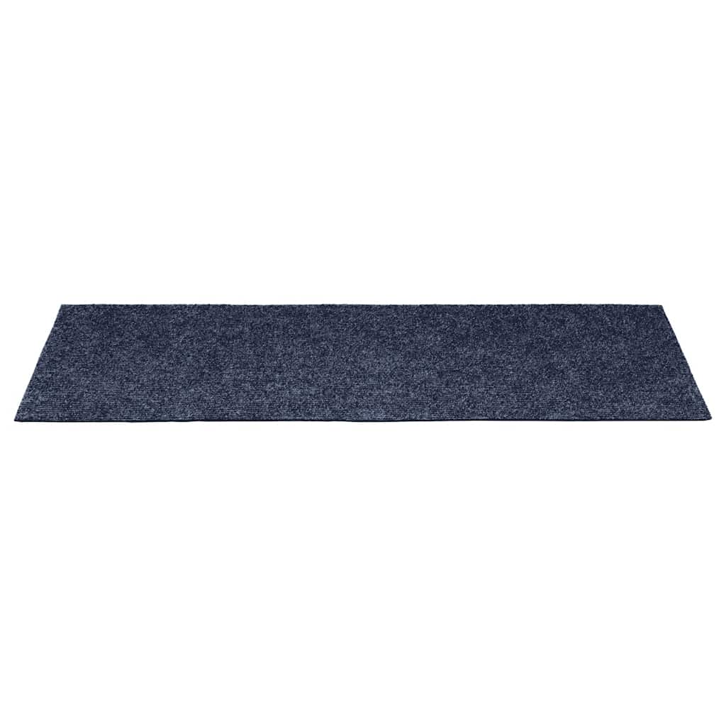 vidaXL Maty na schody samoprzylepne 30 szt. 60x25 cm Szaro-niebieskie prostokątne