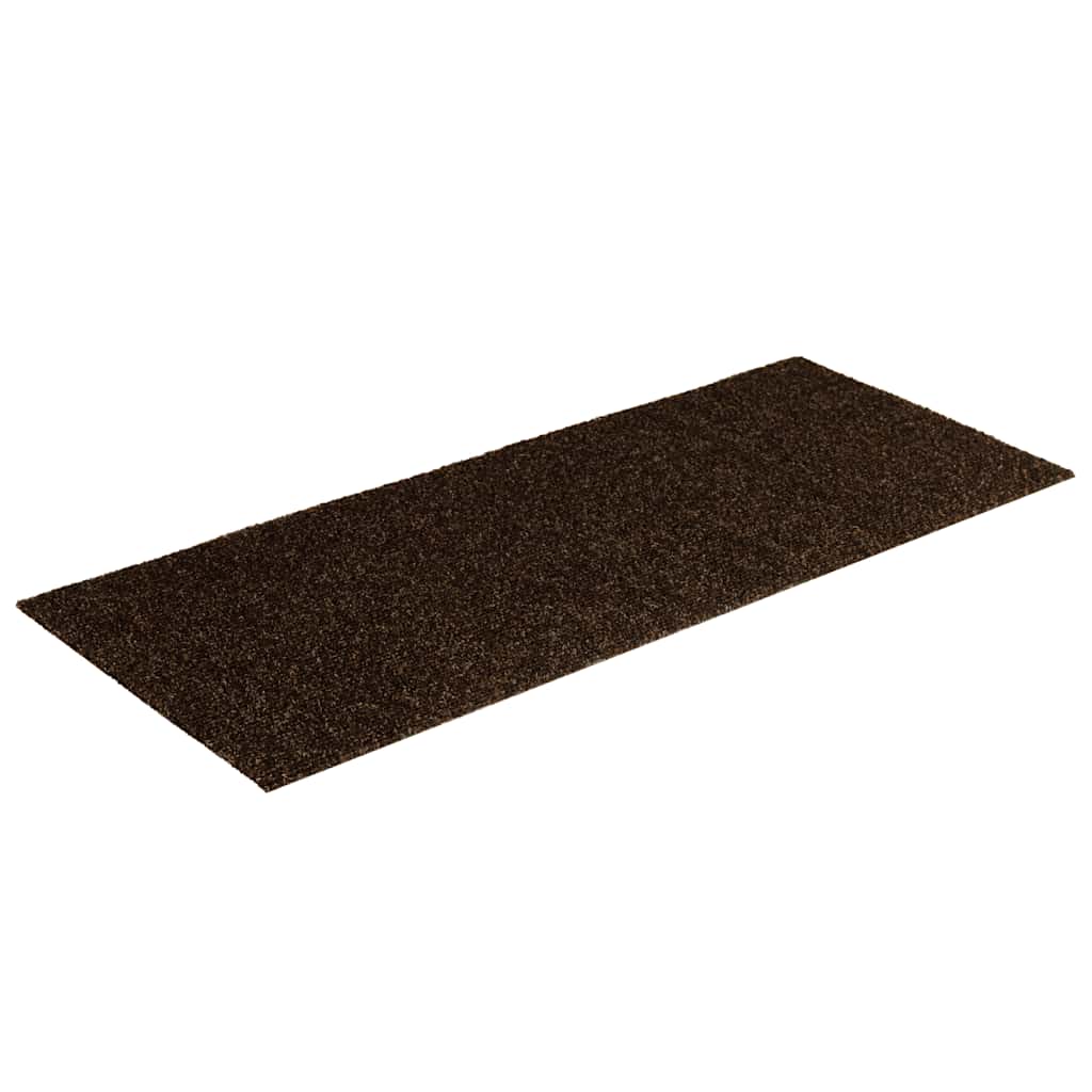vidaXL Maty na schody samoprzylepne 30 szt. 60x25 cm Brązowe prostokątne