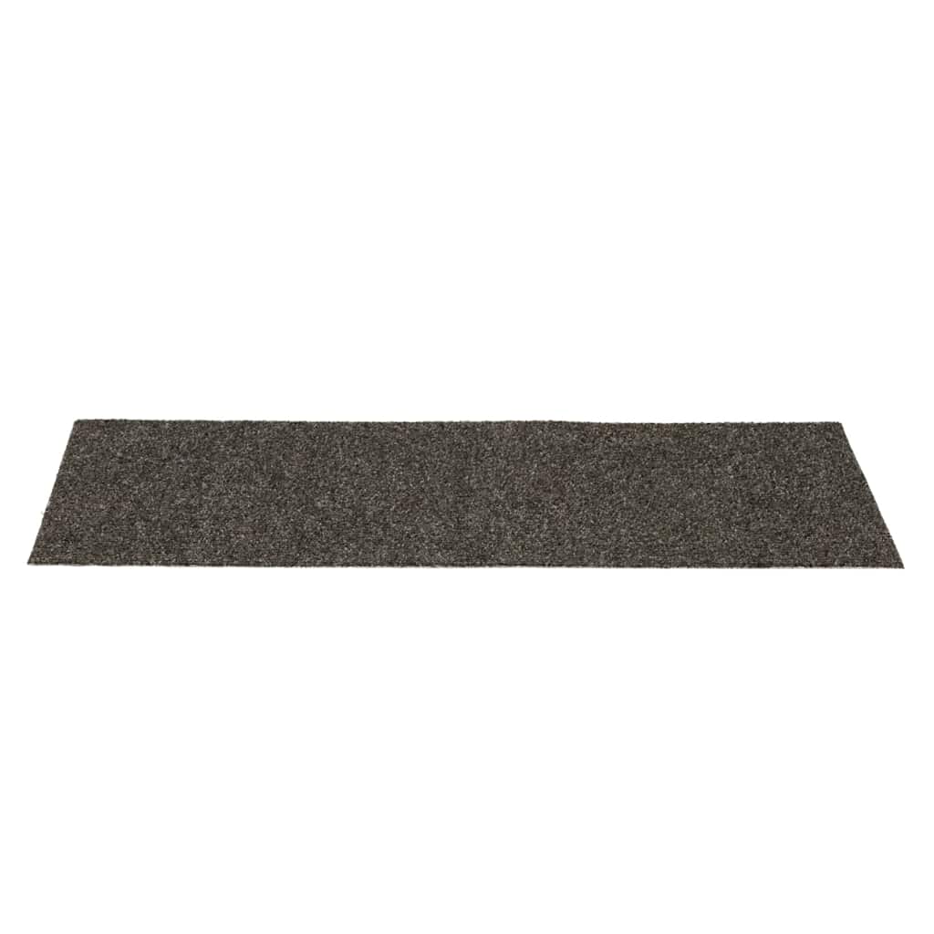vidaXL Maty na schody samoprzylepne 30 szt. 60x25 cm Antracytowe prostokątne