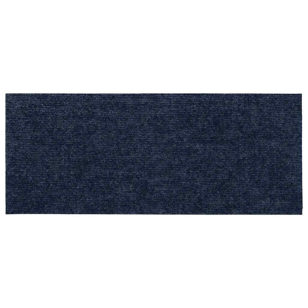 vidaXL Maty na schody samoprzylepne 30 szt. 60x25 cm Granatowe prostokątne