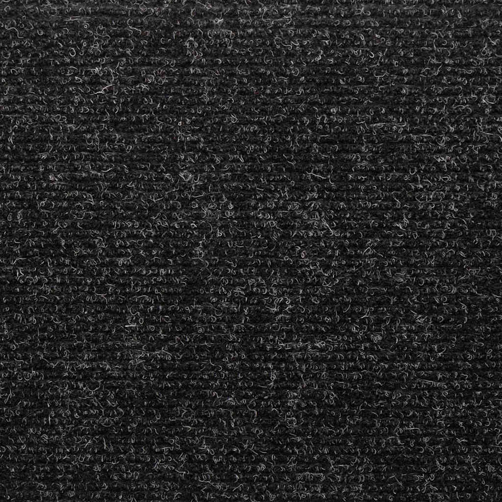 vidaXL Maty na schody samoprzylepne 20 szt. 65x21x4 cm, czarne, prostokątne, z krawędzią