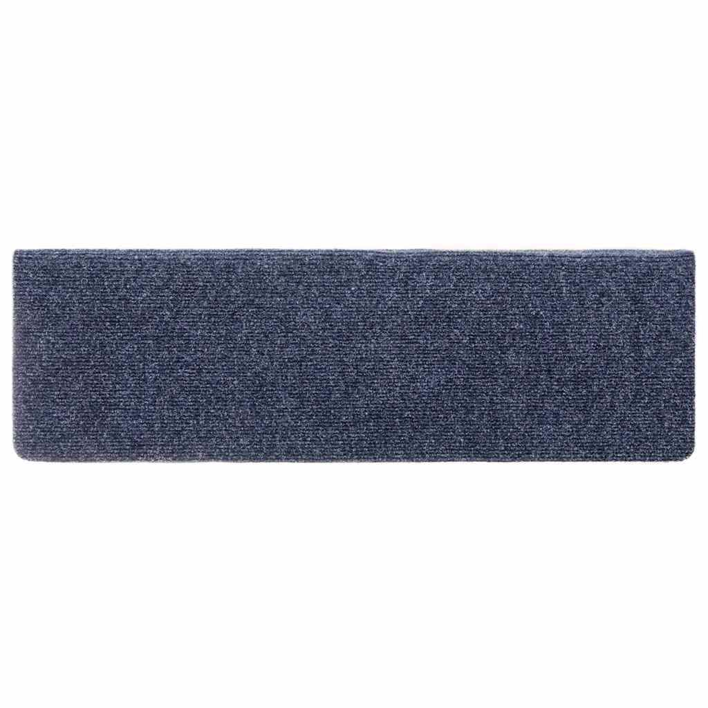 vidaXL Maty na schody samoprzylepne 20 szt. 65x21x4 cm Antracytowe prostokątne krawędzie