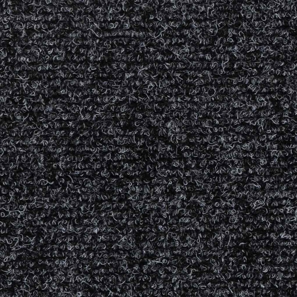 vidaXL Maty na schody samoprzylepne 30 szt. 76x20 cm ciemnoszare prostokątne
