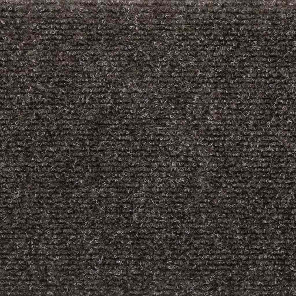 vidaXL Maty na schody samoprzylepne 30 szt. 76x20 cm Antracytowe prostokątne