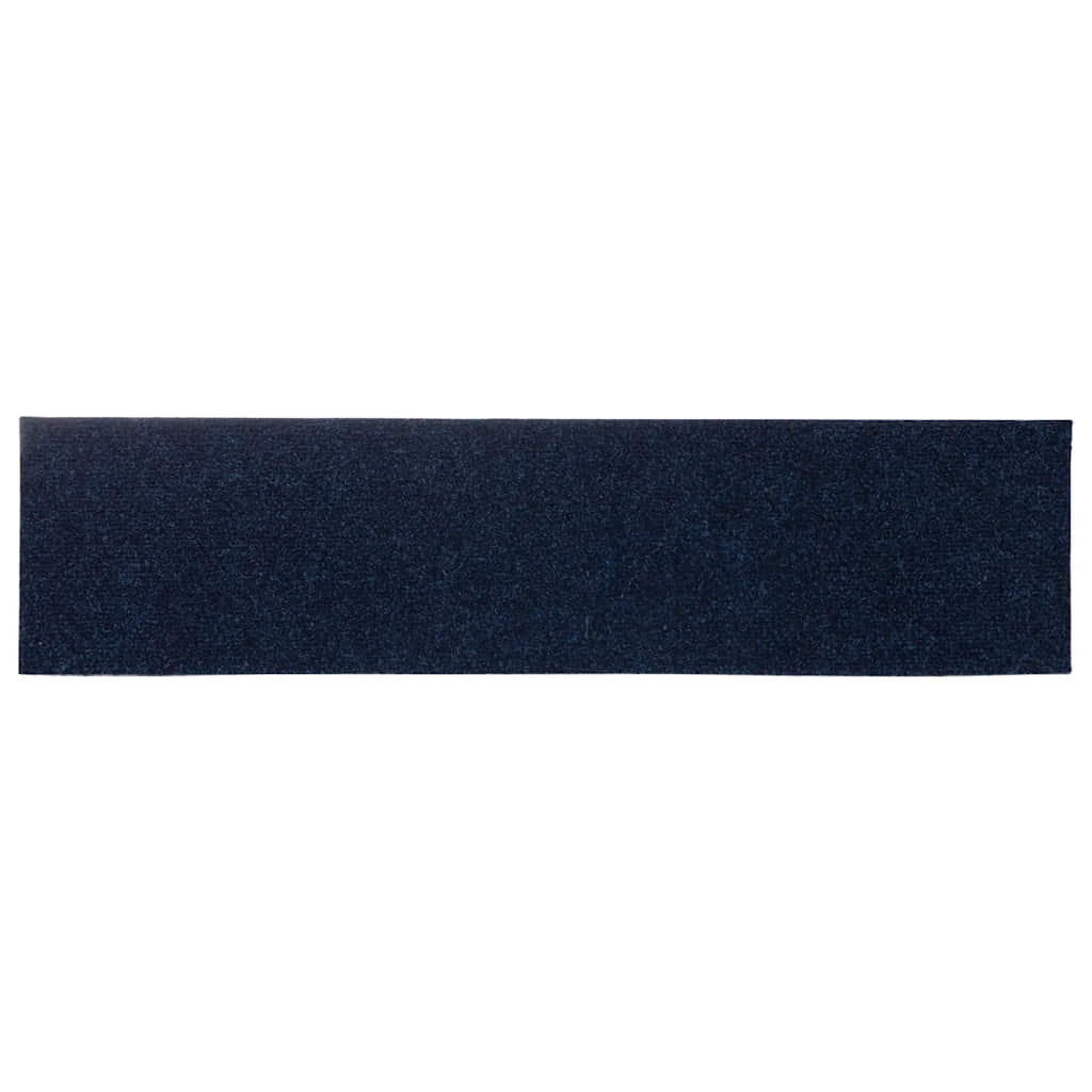 vidaXL Maty na schody samoprzylepne 30 szt. 76x20 cm Granatowe prostokątne