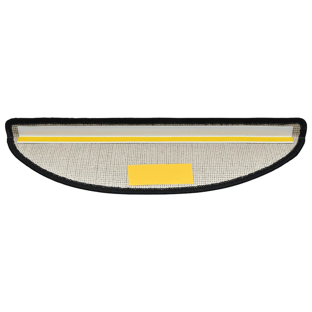 vidaXL Maty na schody 30 szt. 56x17x3 cm Antracyt Półokrągłe