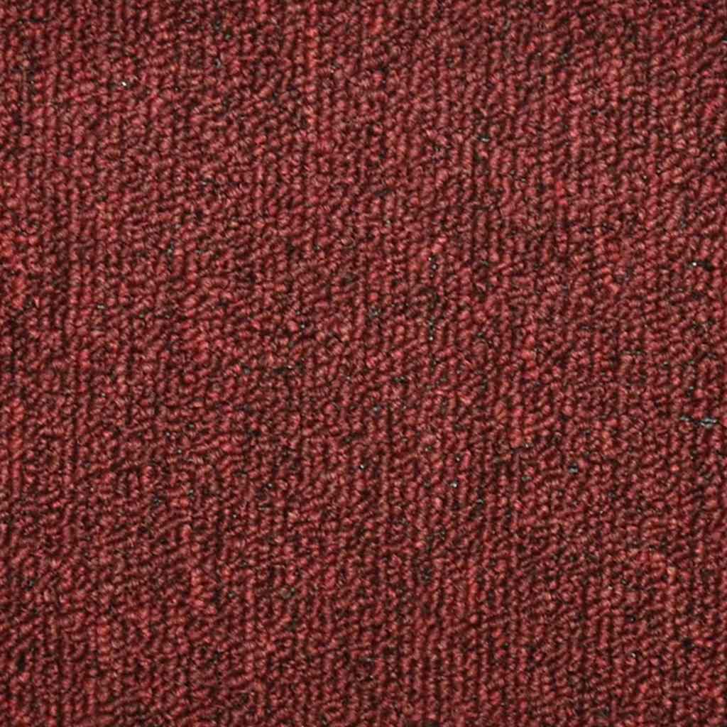 vidaXL Maty na schody 30 szt. 56x17x3 cm Bordeaux Półokrągłe