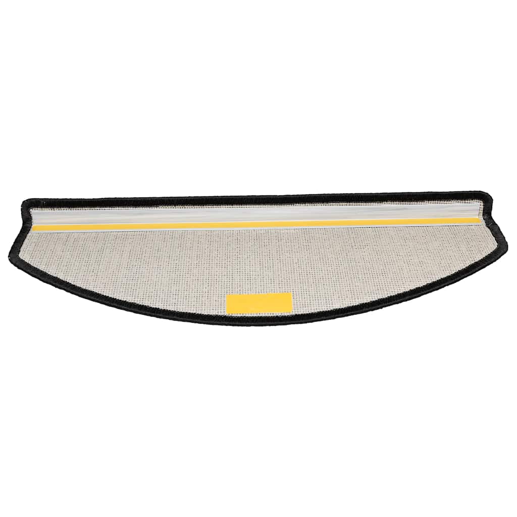 vidaXL Maty na schody 30 szt. 65x24x4 cm Antracytowe półokrągłe duże