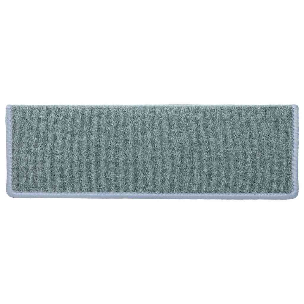 vidaXL Maty na schody 30 szt. 65x21x4 cm, kolor morski, prostokątna krawędź