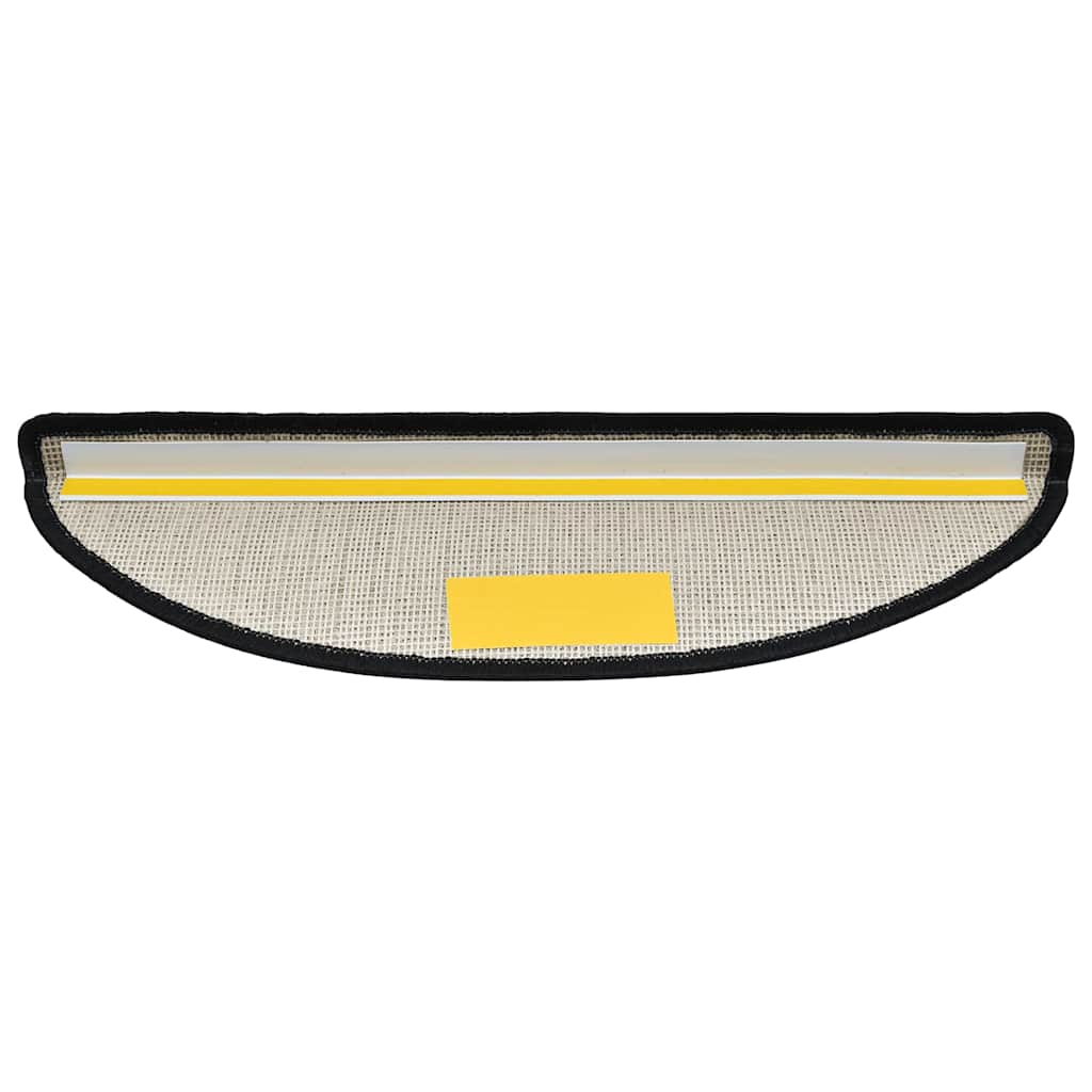vidaXL Maty na schody 20 szt. 56x17x3 cm Antracyt Półokrągłe