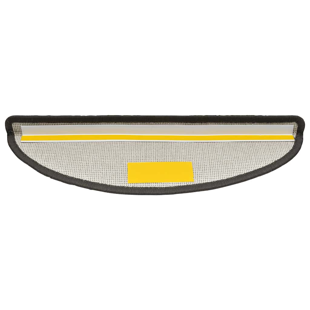 vidaXL Maty na schody 20 szt. 56x17x3 cm Ciemnoszary Półokrągły