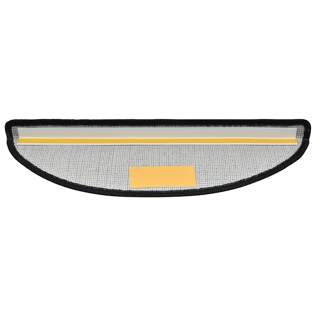 vidaXL Maty na schody 20 szt. 65x24x4 cm Ciemnoszare Półokrągłe Duże
