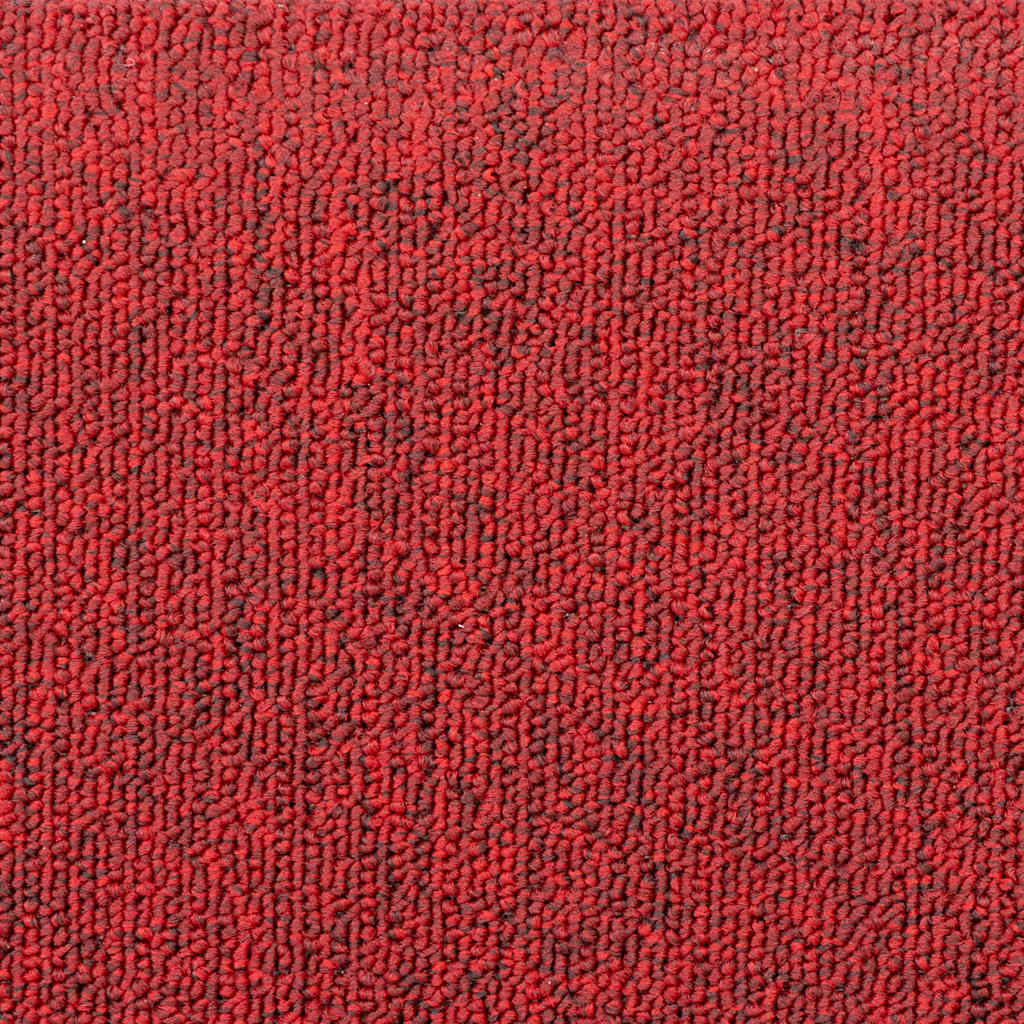 vidaXL Maty na schody 20 szt. 65x24x4 cm Czerwone Półokrągłe Duże