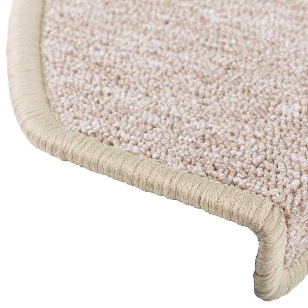 vidaXL Maty na schody 20 szt. 65x24x4 cm Taupe Półokrągłe Duże