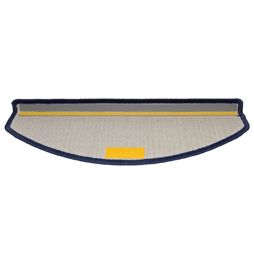 vidaXL Maty na schody 20 szt. 65x24x4 cm niebieskie półokrągłe duże