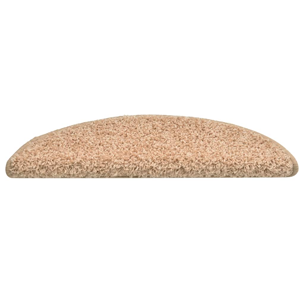 vidaXL Maty na schody 30 szt. 56x17x3 cm, złote, półokrągłe