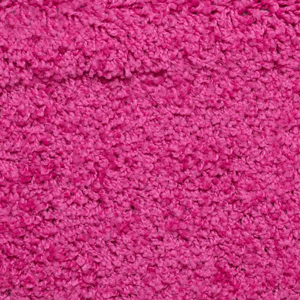 vidaXL Maty na schody 30 szt. 56x17x3 cm różowe półokrągłe