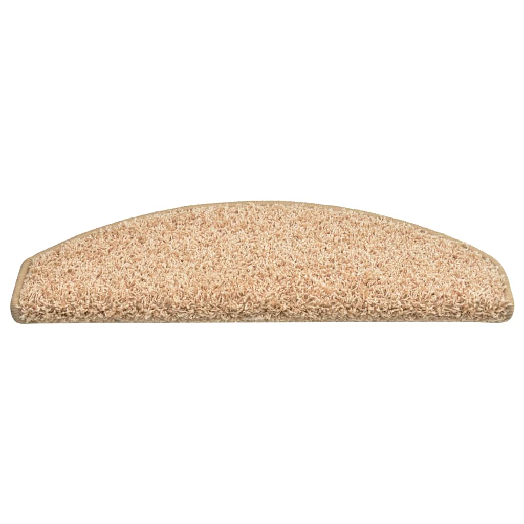 vidaXL Maty na schody 30 szt. 65x21x4 cm, złote, półokrągłe, duże
