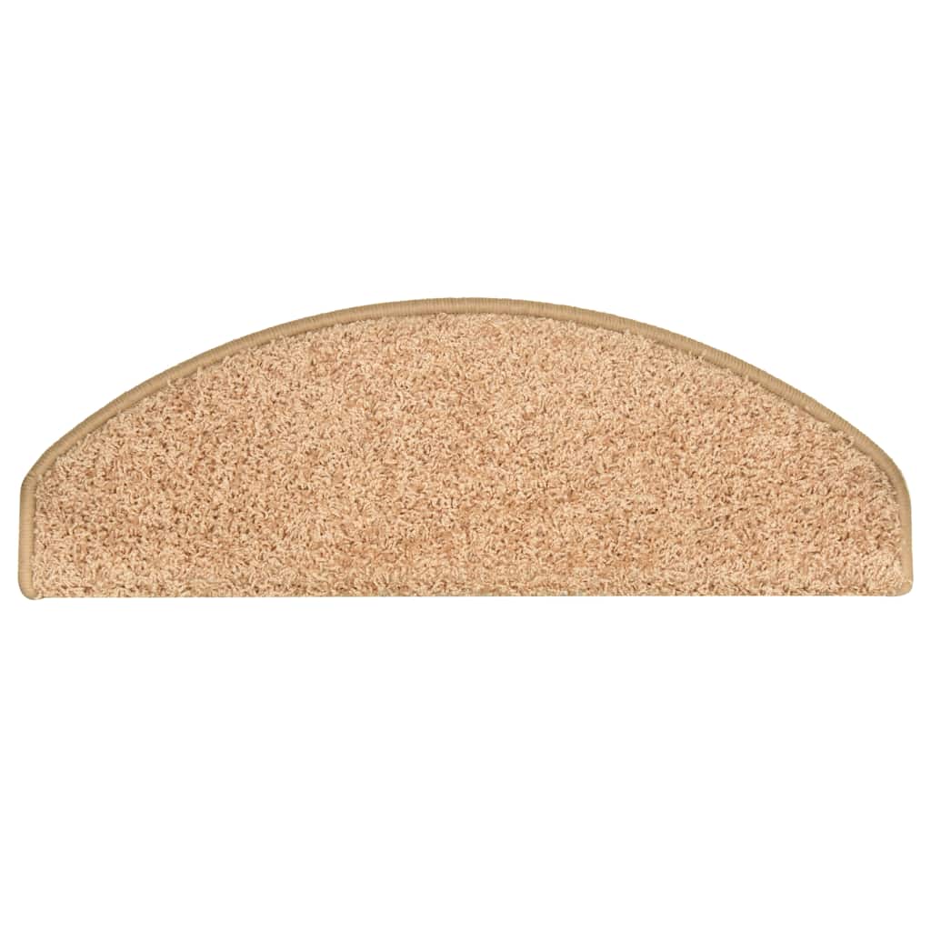 vidaXL Maty na schody 30 szt. 65x21x4 cm, złote, półokrągłe, duże