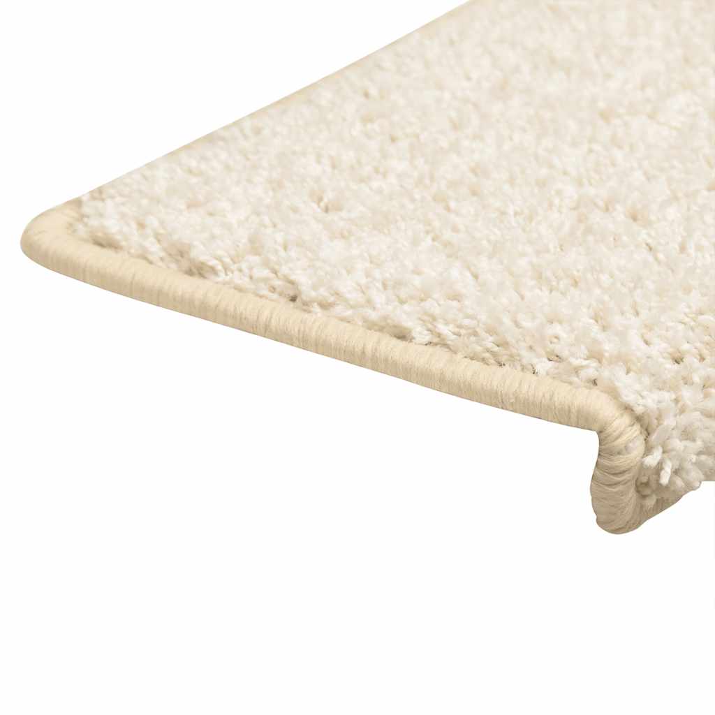 vidaXL Maty na schody 30 szt. 65x21x4 cm Białe prostokątne krawędzie