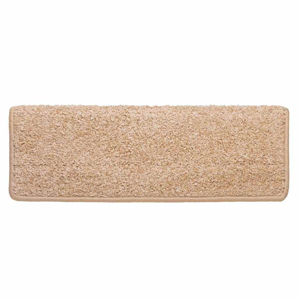 vidaXL Maty na schody 30 szt. 65x21x4 cm, złota, prostokątna krawędź