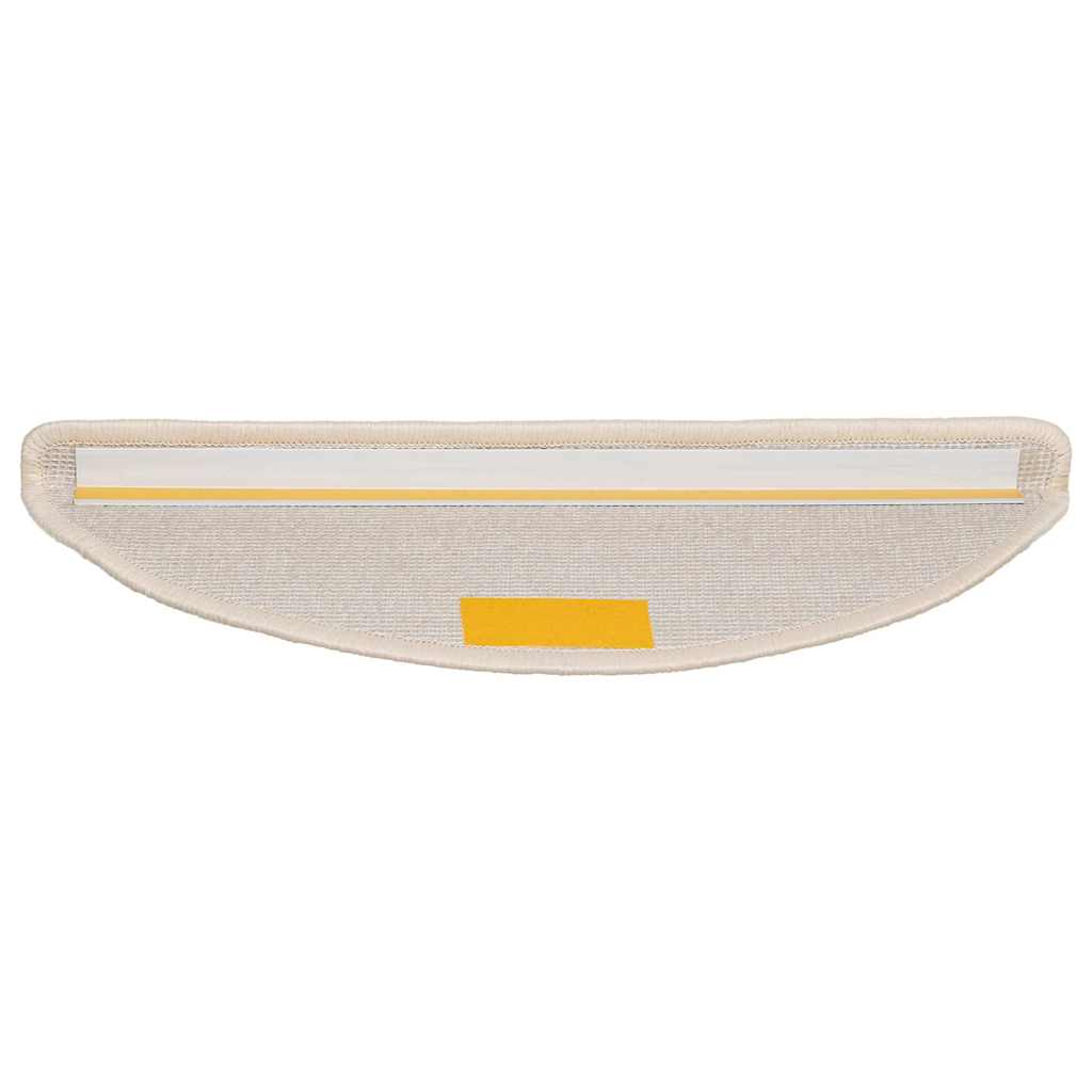 vidaXL Maty na schody 20 szt. 56x17x3 cm Białe półokrągłe