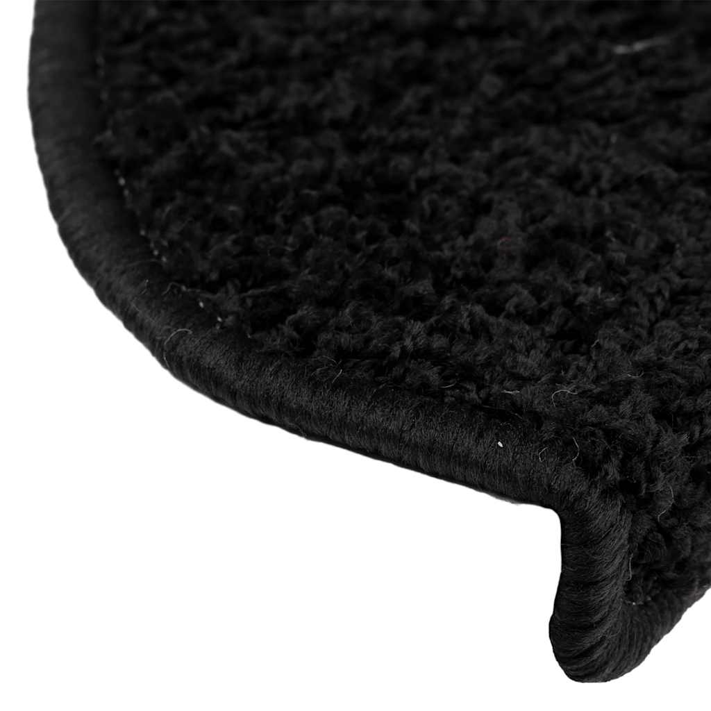 vidaXL Maty na schody 20 szt. 65x21x4 cm Czarne półokrągłe duże