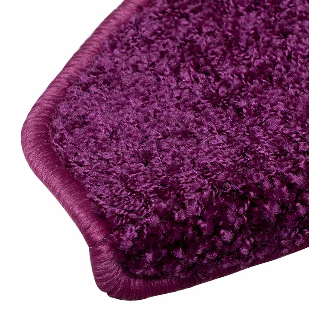 vidaXL Maty na schody 20 szt. 65x21x4 cm Fioletowe półokrągłe duże