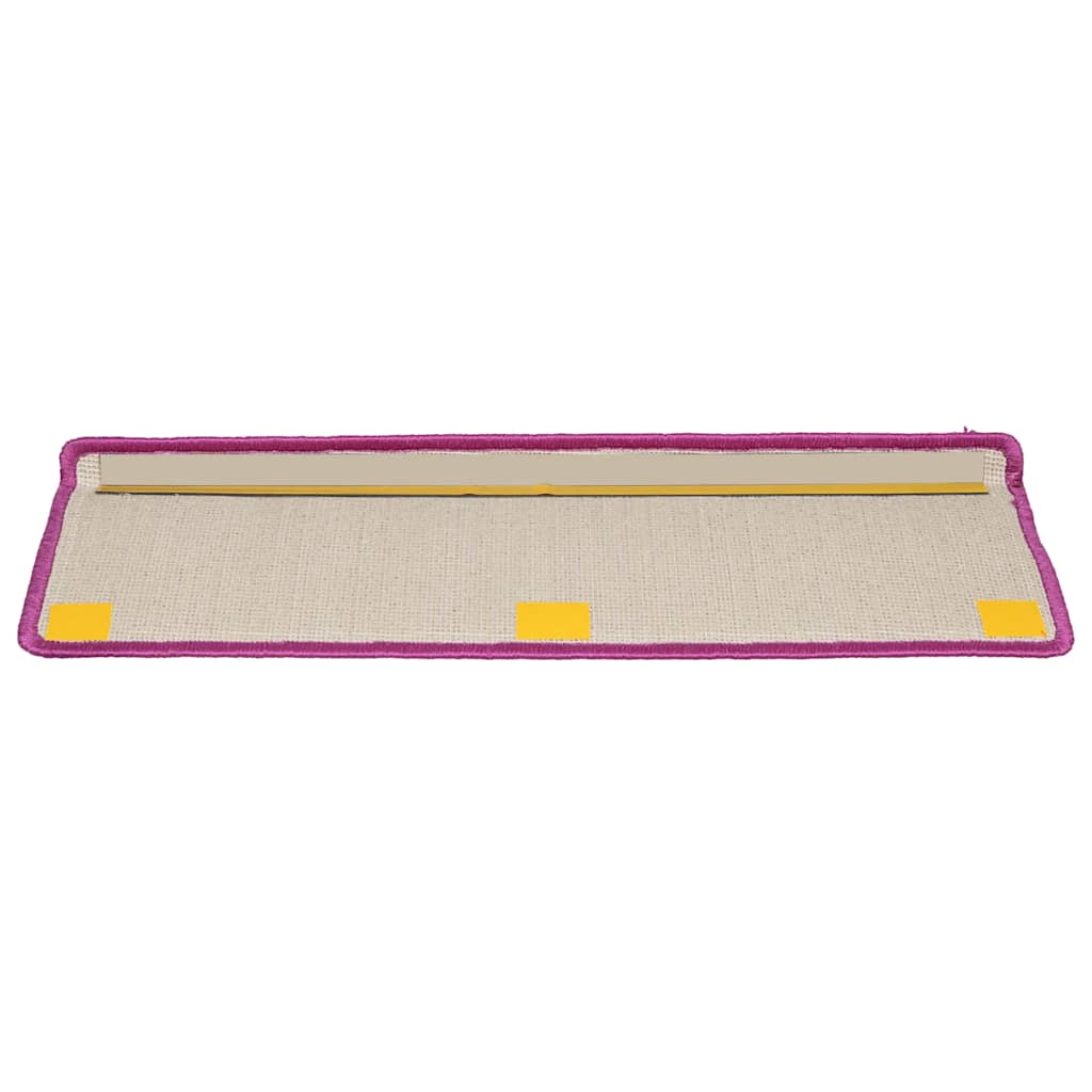 vidaXL Maty na schody 20 szt. 65x21x4 cm Fioletowe prostokątne krawędzie