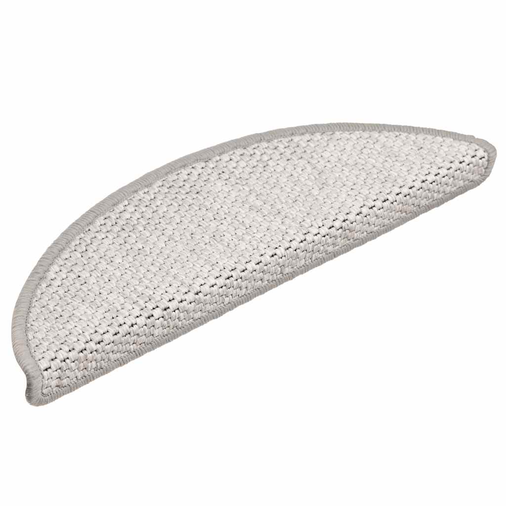 vidaXL Maty na schody samoprzylepne Sisal-Look 30 szt. 56x17x3 cm