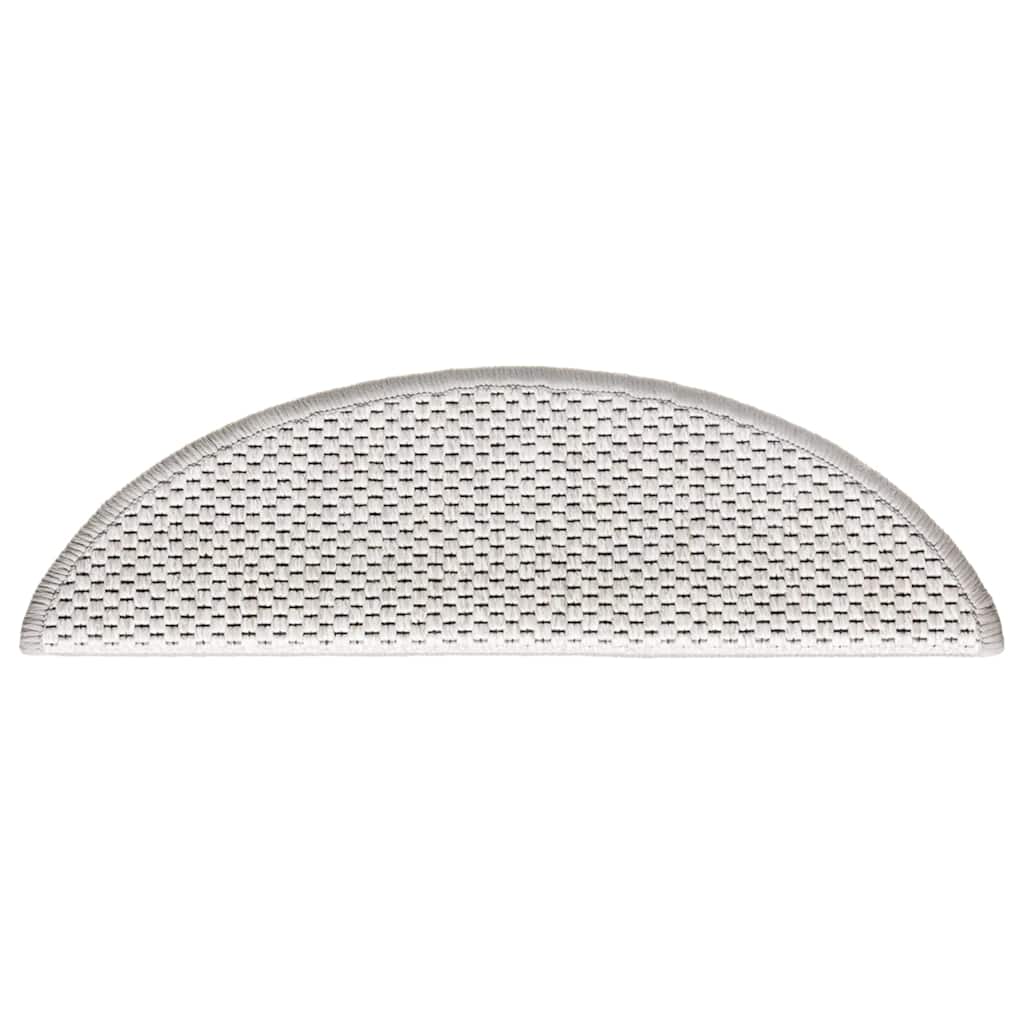 vidaXL Maty na schody samoprzylepne Sisal-Look 30 szt. 56x17x3 cm