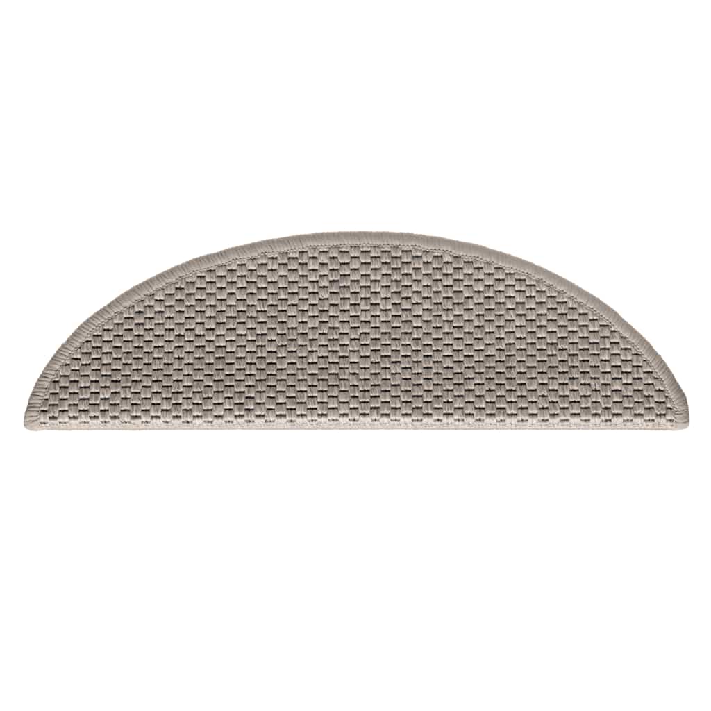 vidaXL Maty na schody samoprzylepne sizal-look 30 szt. 56x17x3 cm