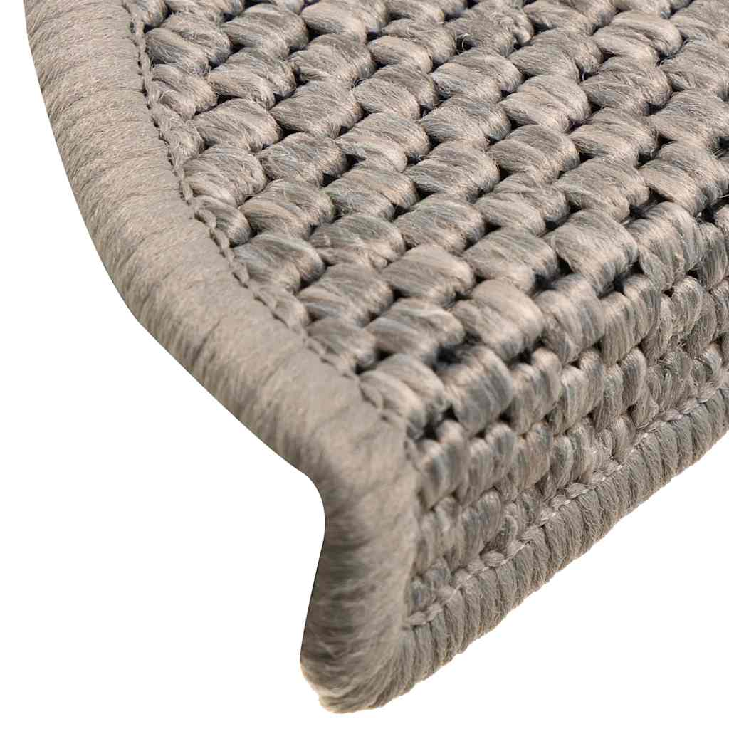 vidaXL Maty na schody samoprzylepne sizal-look 30 szt. 56x17x3 cm