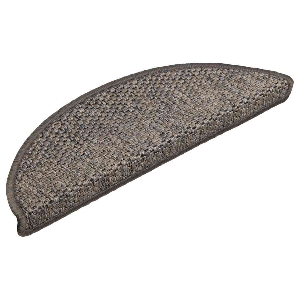 vidaXL Maty na schody samoprzylepne sizal-look 30 szt. 56x17x3 cm