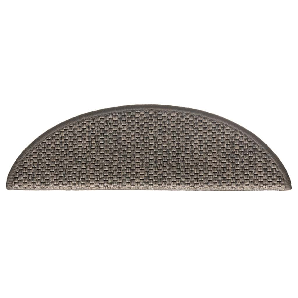 vidaXL Maty na schody samoprzylepne sizal-look 30 szt. 56x17x3 cm
