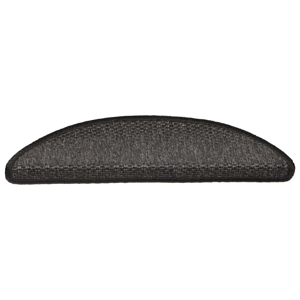 vidaXL Maty na schody samoprzylepne sizal-look 30 szt. 56x17x3 cm