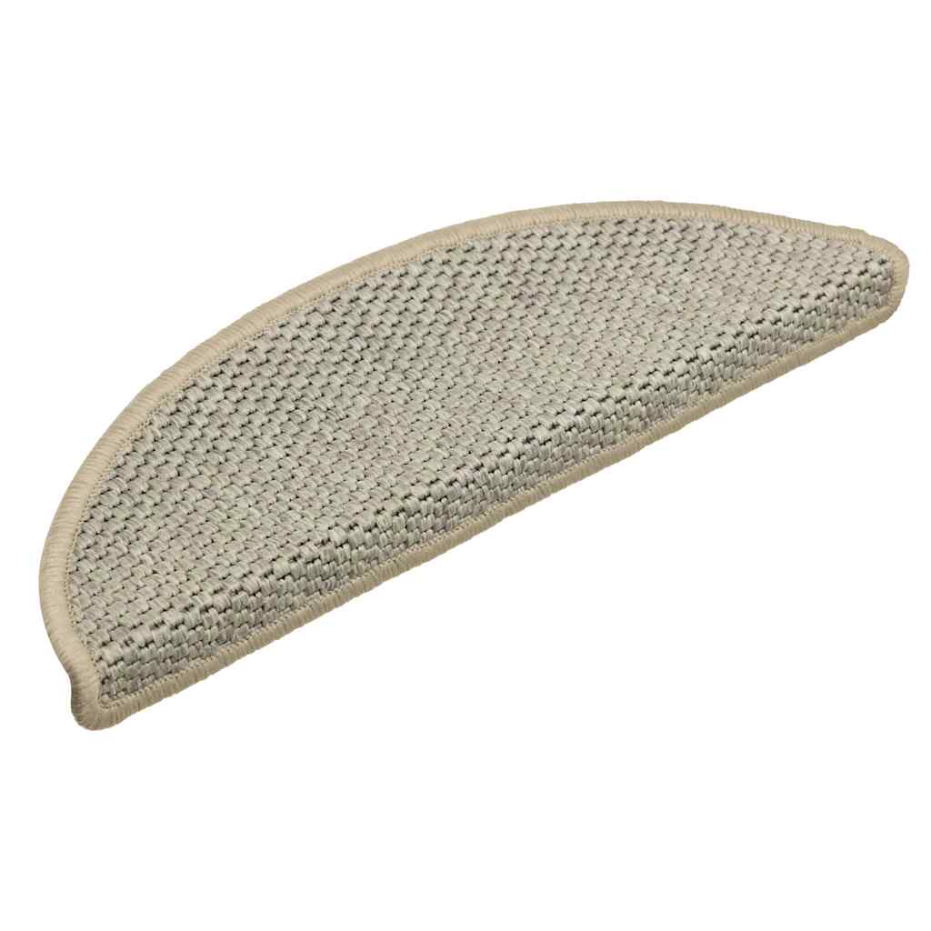 vidaXL Maty na schody samoprzylepne sizal-look 30 szt. 56x17x3 cm