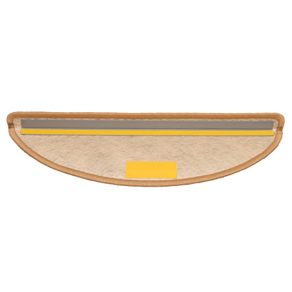 vidaXL Maty na schody samoprzylepne Sisal-Look 30 szt. 56x17x3 cm