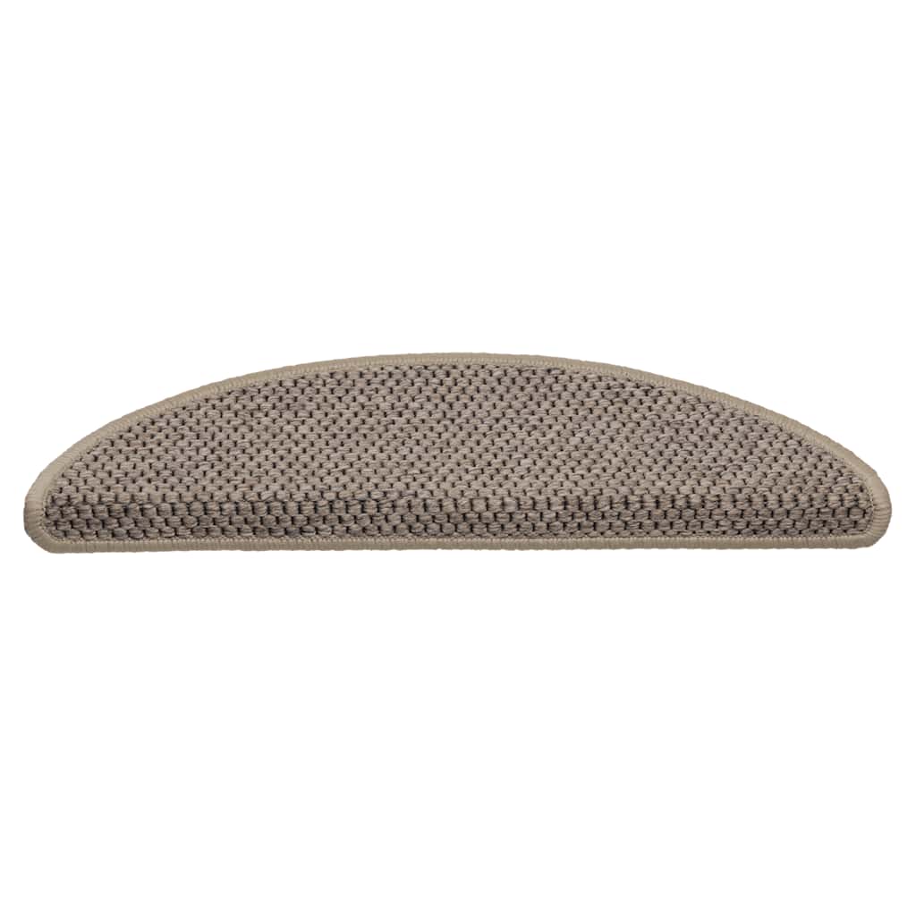 vidaXL Maty na schody samoprzylepne Sisal-Look 30 szt. 56x17x3 cm