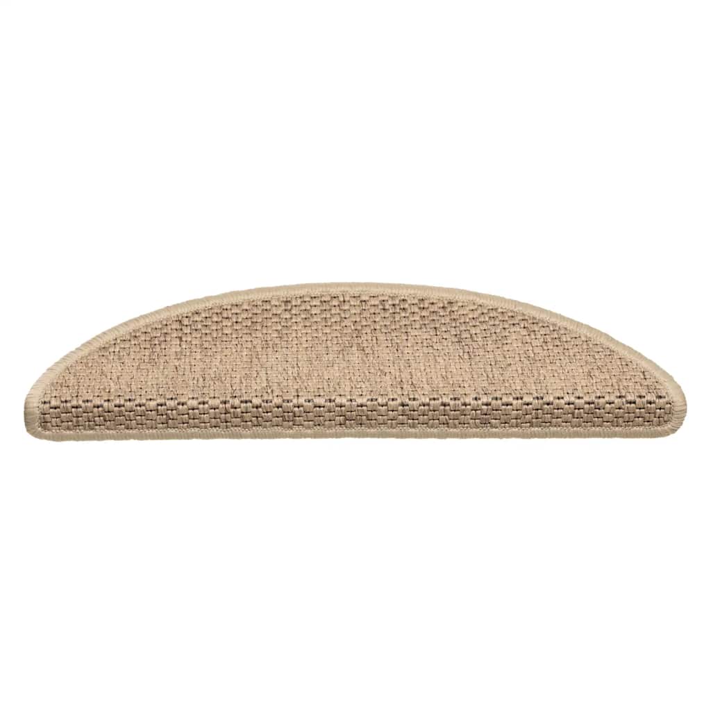 vidaXL Maty na schody samoprzylepne sizal-look 30 szt. 56x17x3 cm