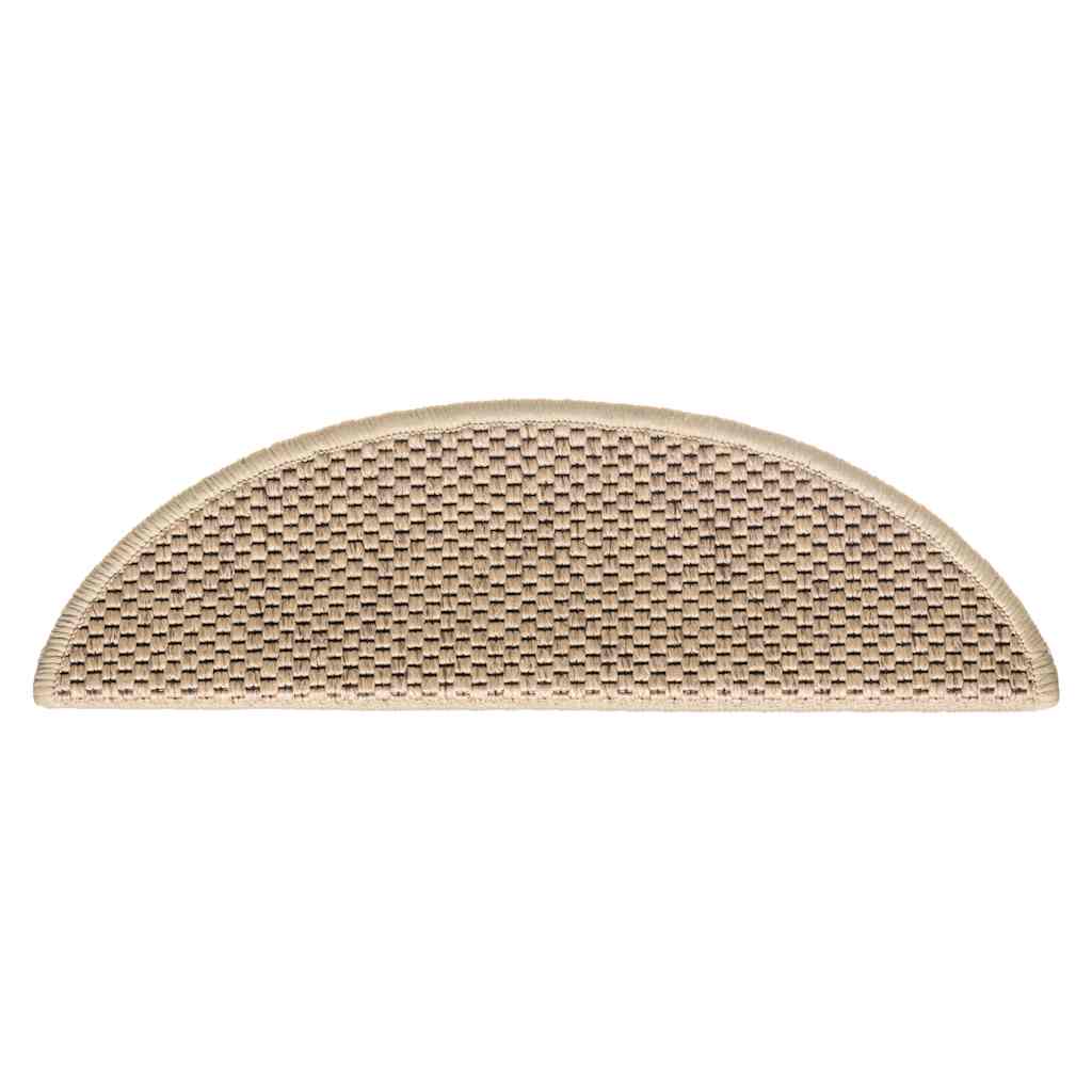 vidaXL Maty na schody samoprzylepne sizal-look 30 szt. 56x17x3 cm