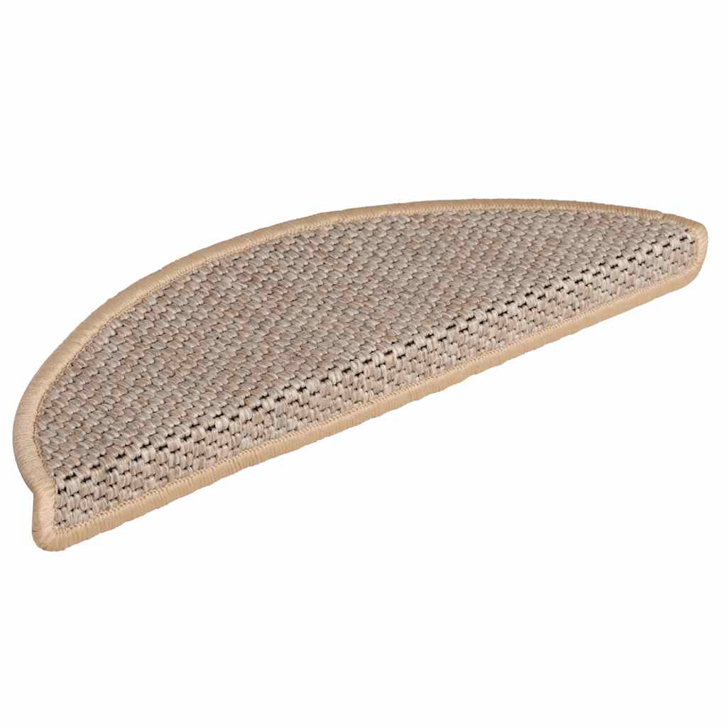 vidaXL Maty na schody samoprzylepne sizal-look 30 szt. 56x17x3 cm