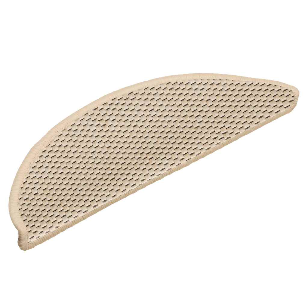 vidaXL Maty na schody samoprzylepne sizal-look 30 szt. 56x17x3 cm