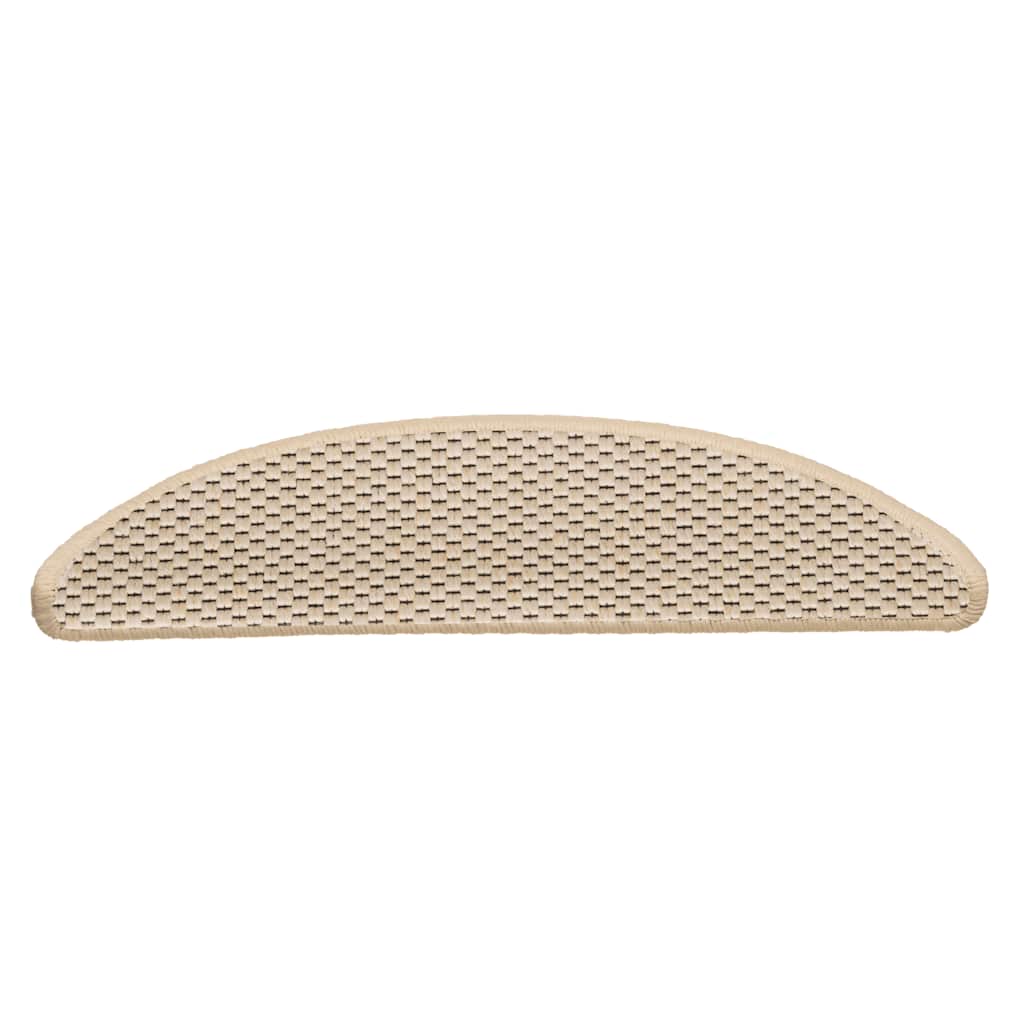 vidaXL Maty na schody samoprzylepne sizal-look 30 szt. 56x17x3 cm