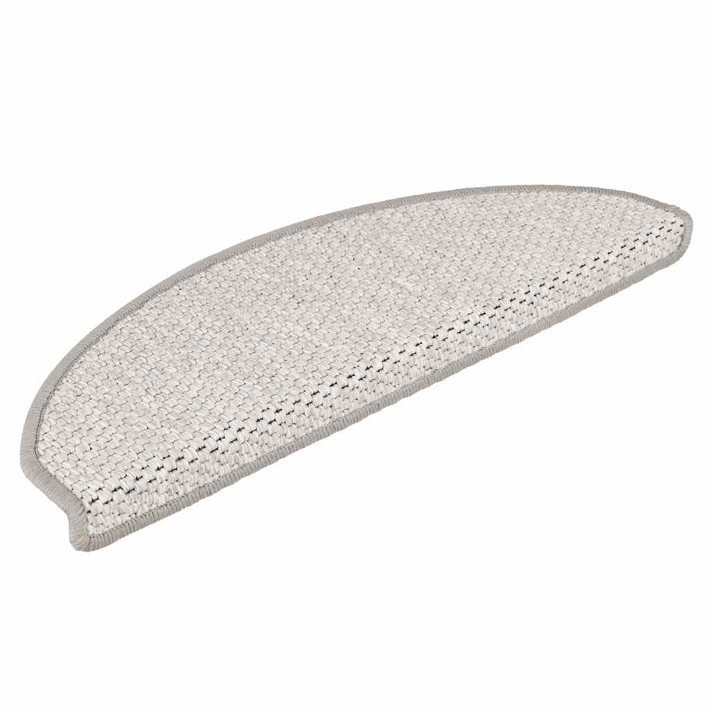 vidaXL Maty na schody samoprzylepne Sisal-Look 30 szt. 65x21x4 cm